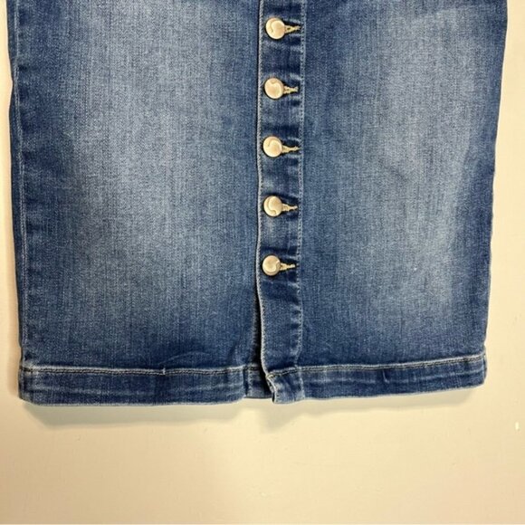 Joe's Jeans Kerrigan Denim Button Front Pencil Skirt, size 28 - Picture 5 of 14